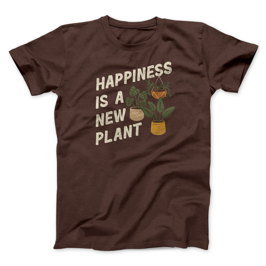 Happiness Is A New Plant Men/Unisex T-Shirt
