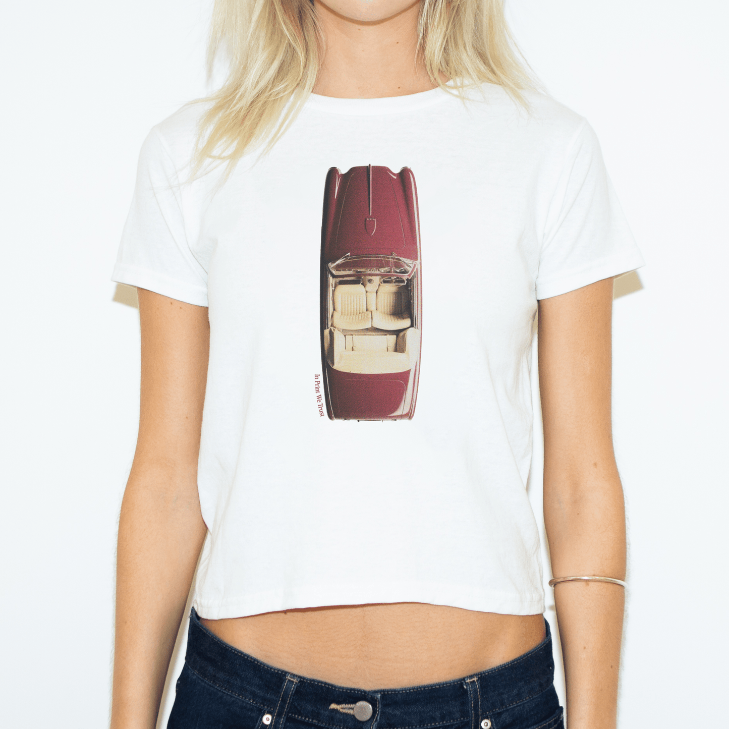 buckle up baby tee