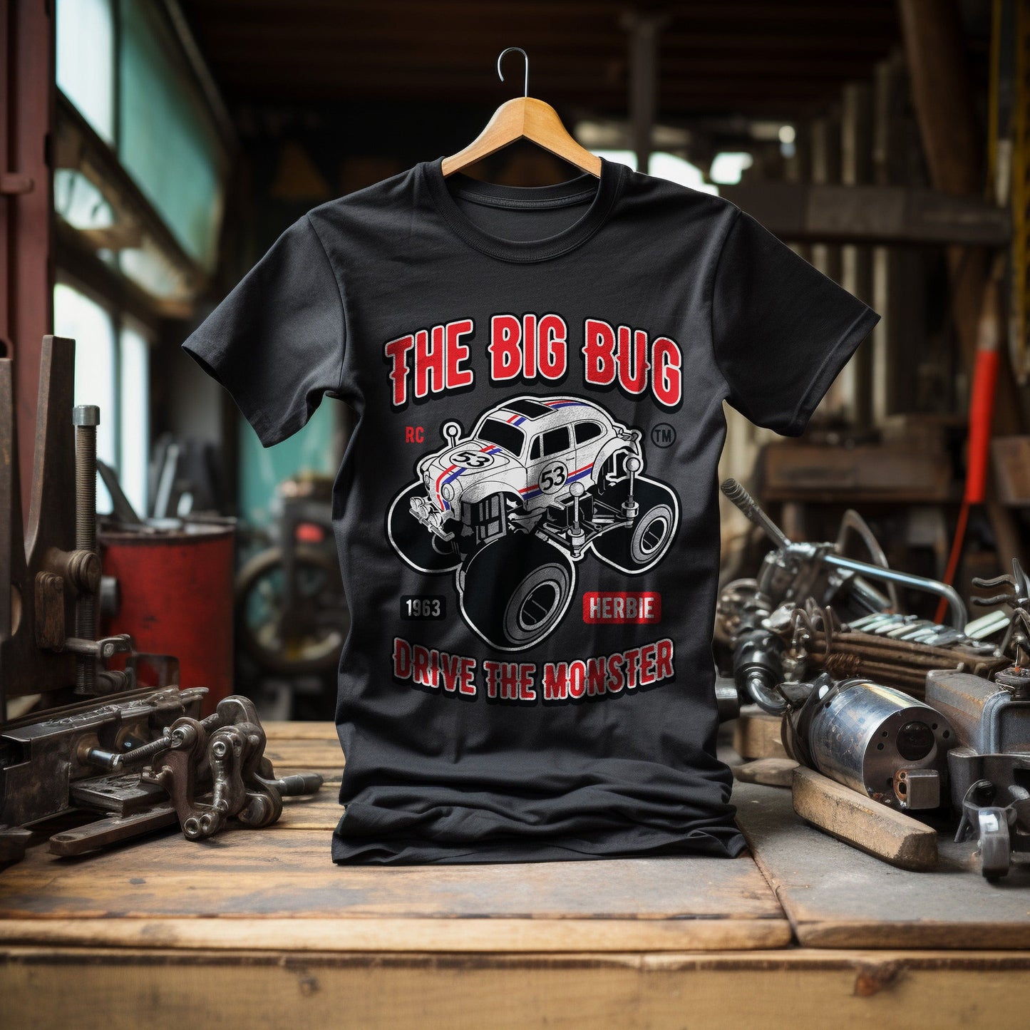 Bug Monster Truck TShirt Motor