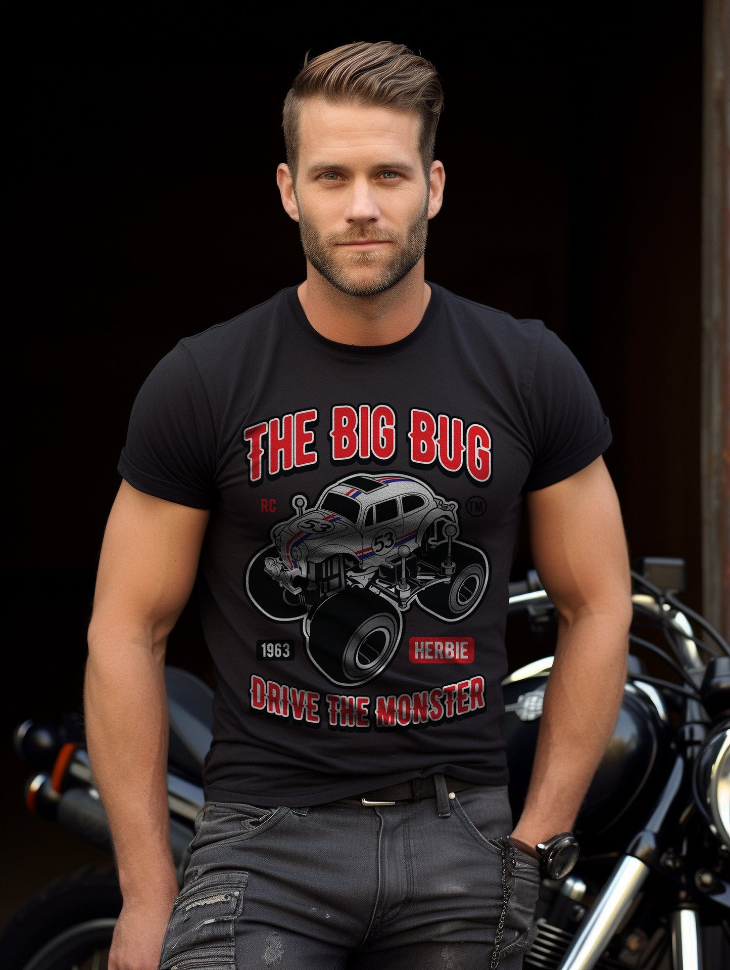 Bug Monster Truck TShirt Motor