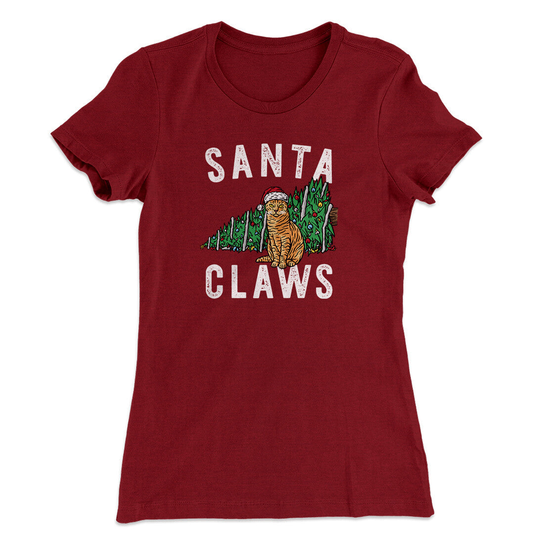 Santa Claws Women's T-Shirt Style001