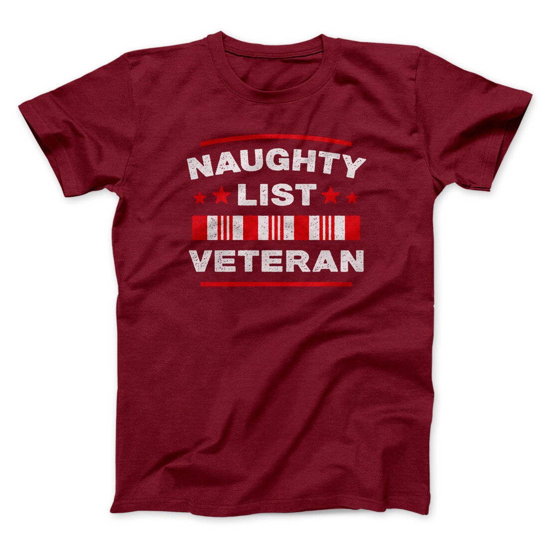 Naughty List Veterans Men/Unisex T-Shirt