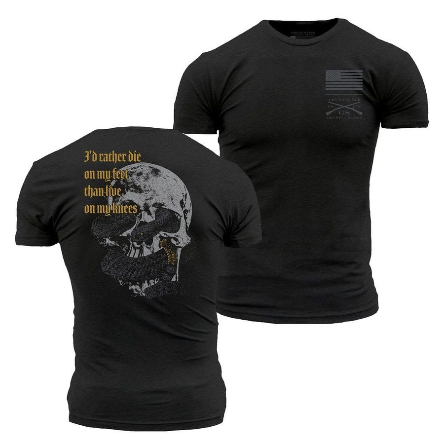 Die On My Feet T-Shirt - Black