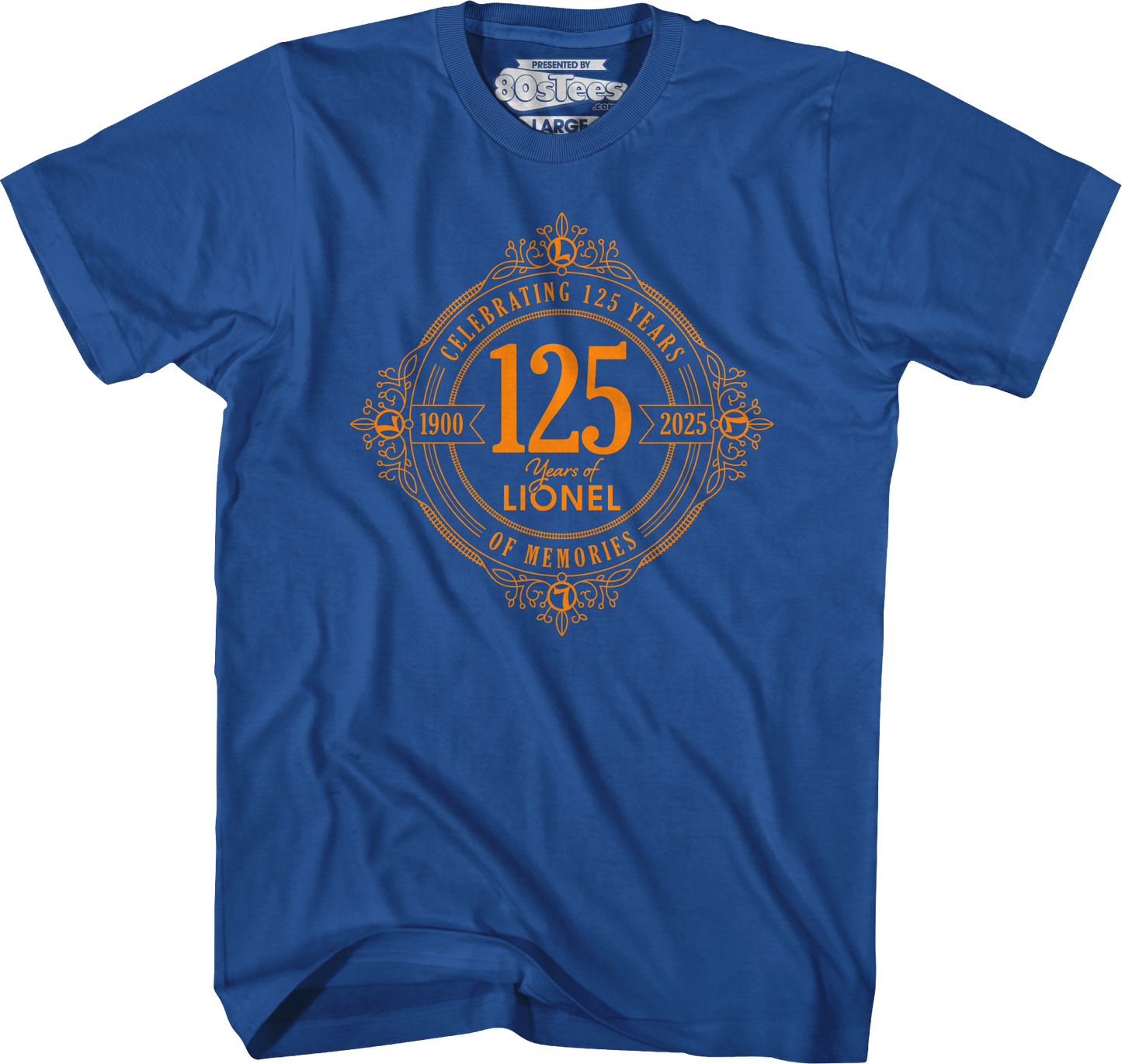 Royal Celebrating 125 Years Of Memories Lionel Trains T-Shirt