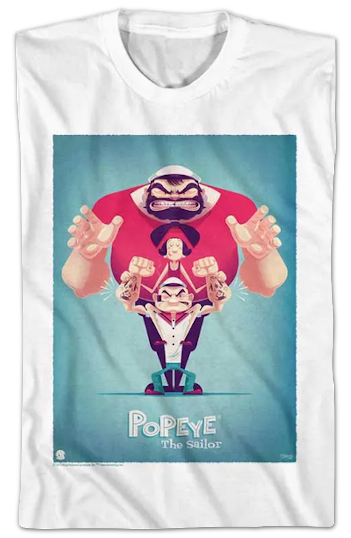 Bluto Olive Oyl Popeye T-Shirt