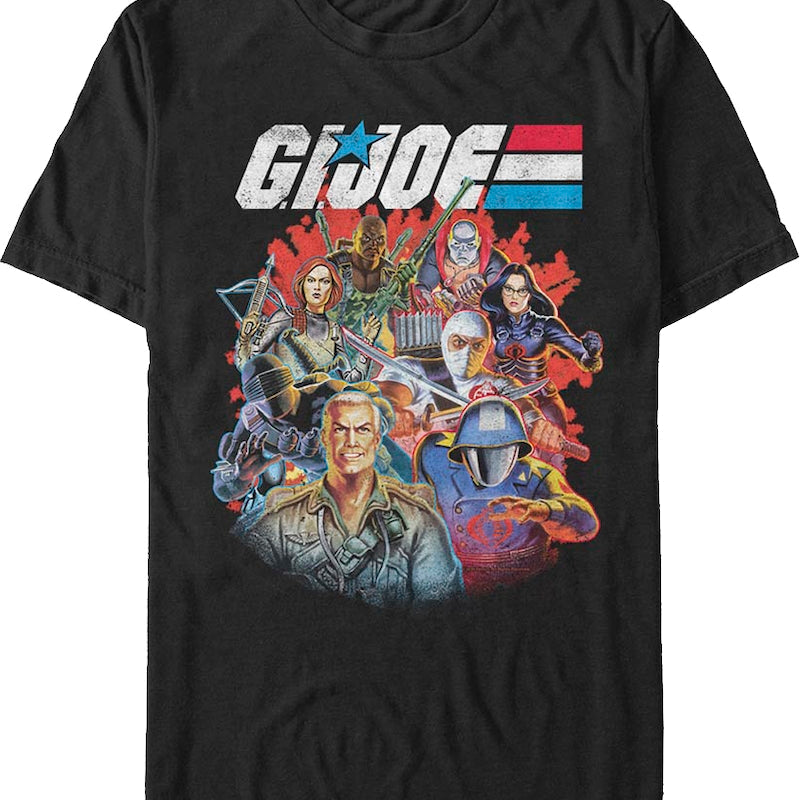 Fifth Sun Characters Collage GI Joe T-Shirt
