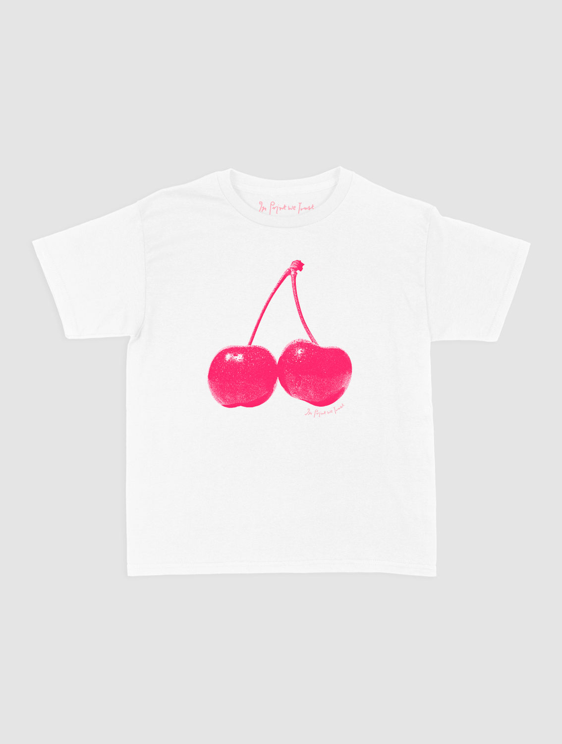 cherry baby tee