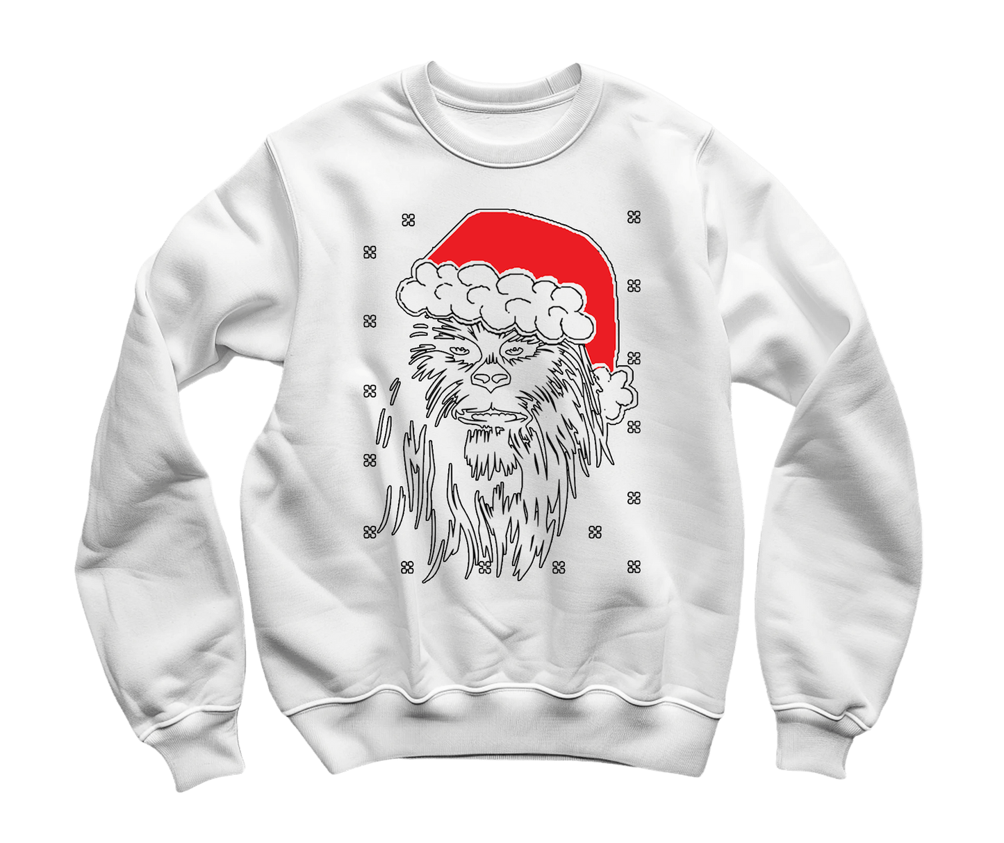 Chewbacca Christmas Hat Sweatshirt