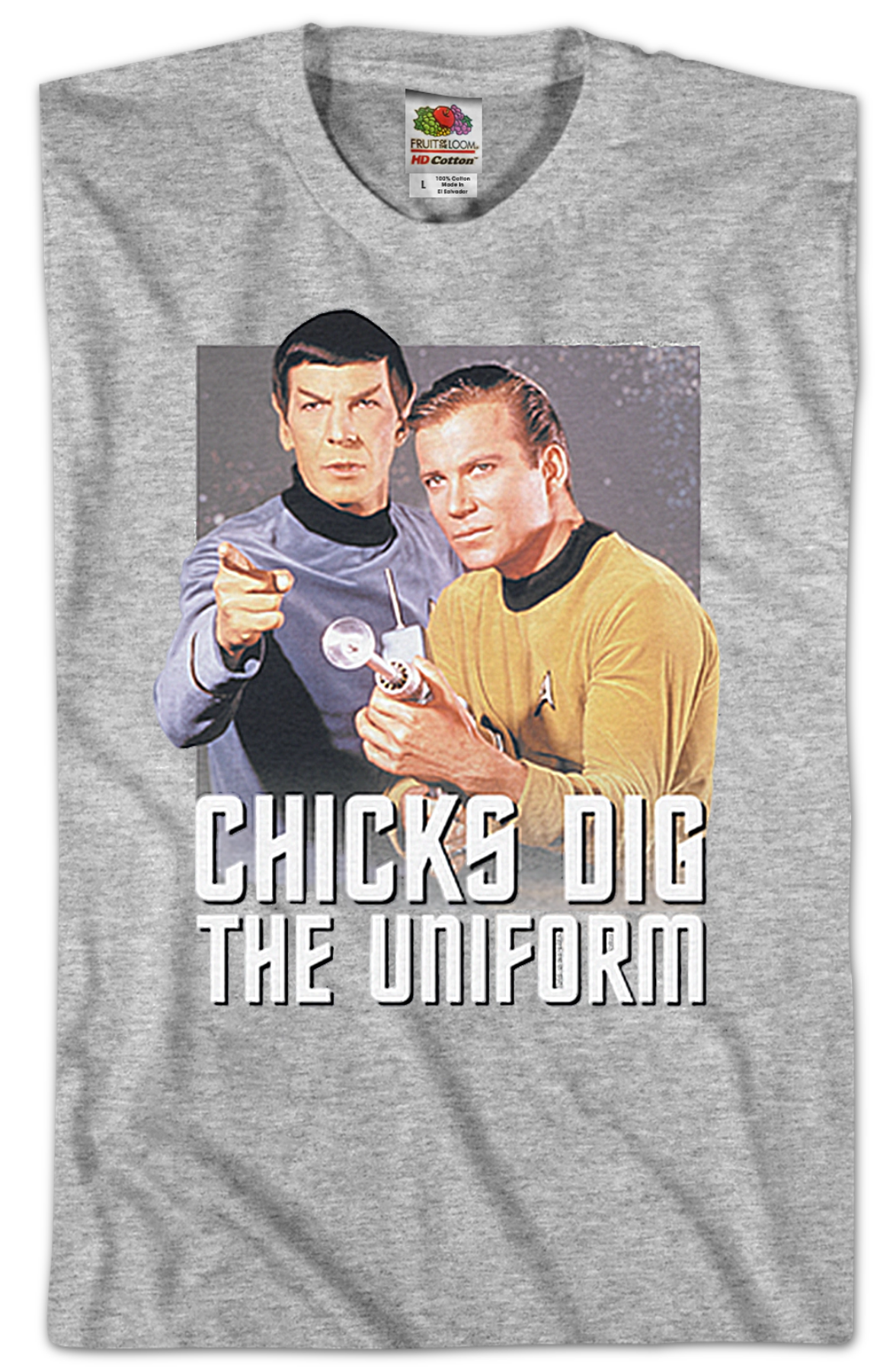 Chicks Dig The Uniform Star Trek T-Shirt