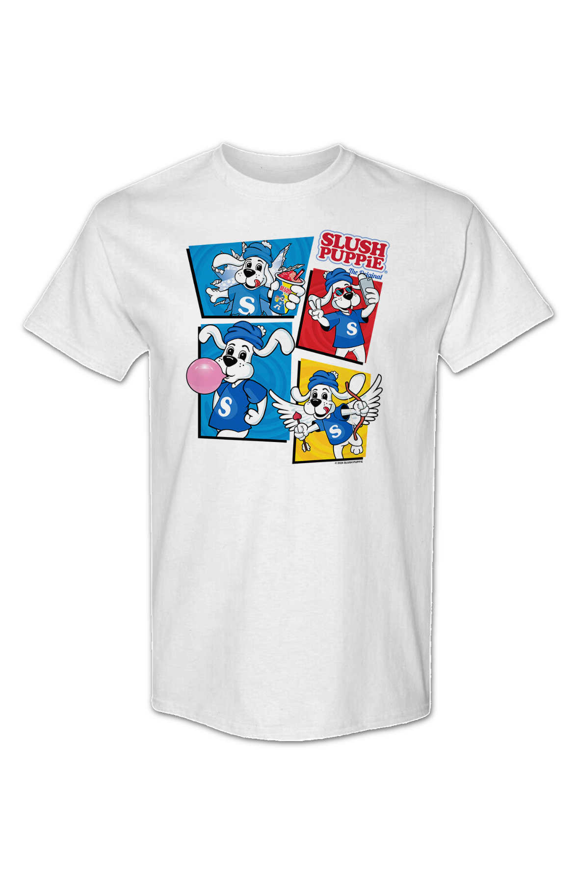 Chilly Dog Collage Slush Puppie T-Shirt