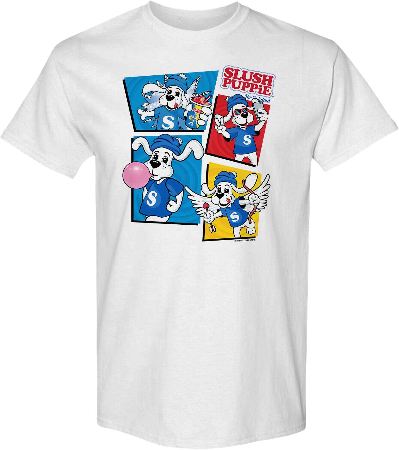Chilly Dog Collage Slush Puppie T-Shirt