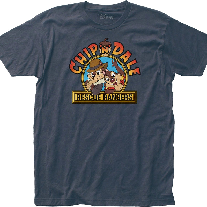 Chip n Dale Rescue Rangers Logo Mens T-Shirt