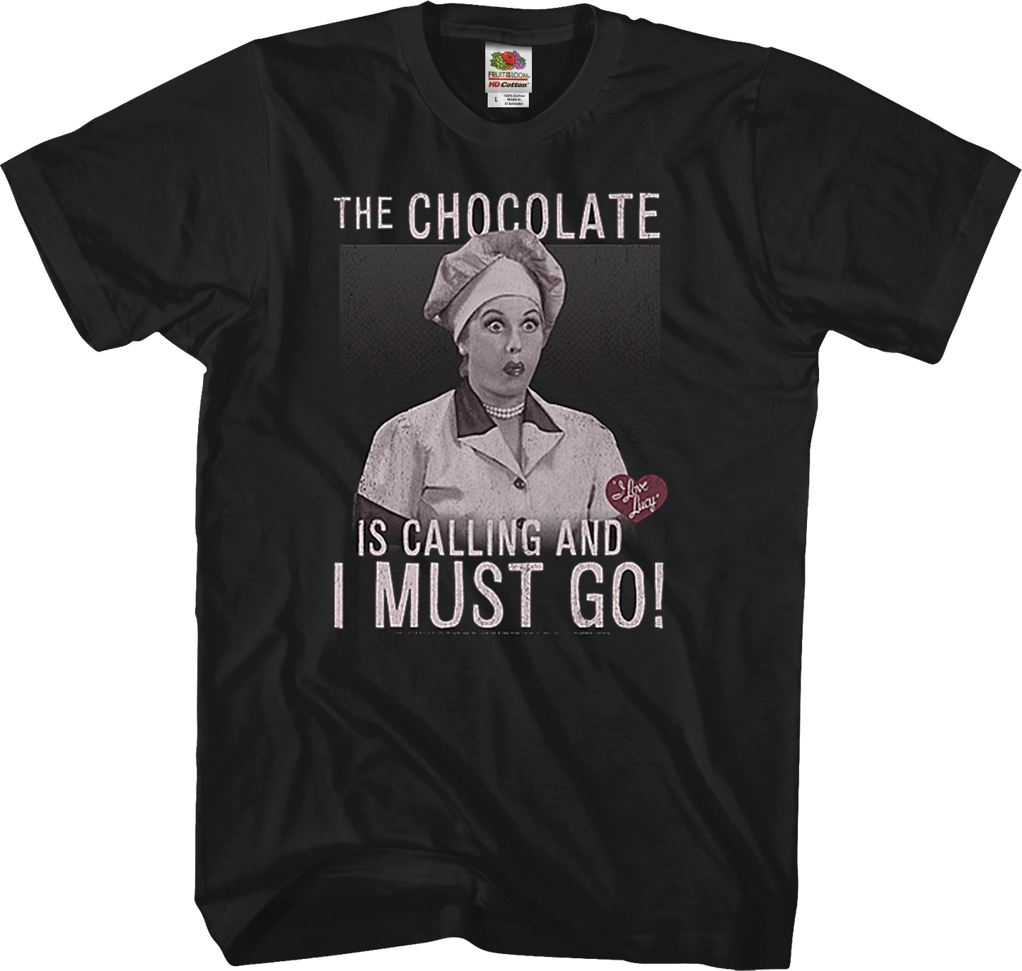 Chocolate Is Calling I Love Lucy T-Shirt