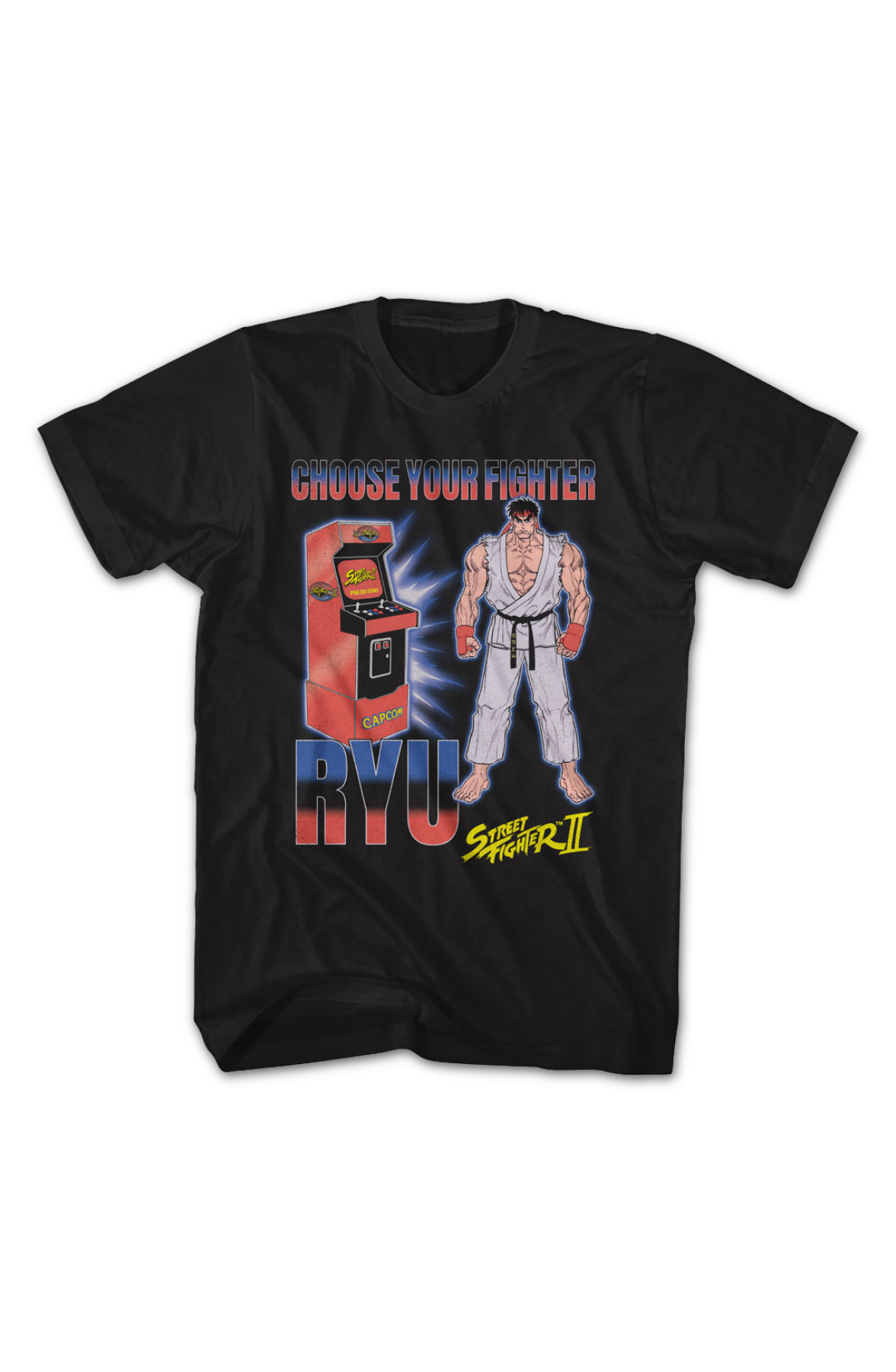 Choose Your Fighter Ryu Arcade Street Fighter II T-Shirt