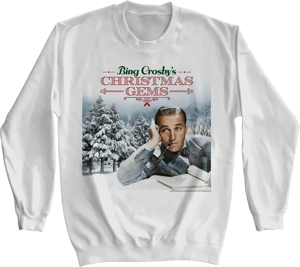 Christmas Gems Bing Crosby Sweatshirt