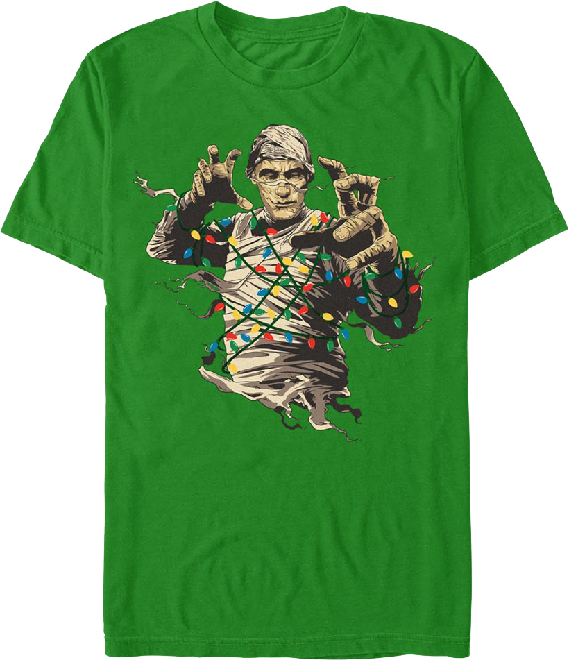 Christmas Lights Mummy T-Shirt