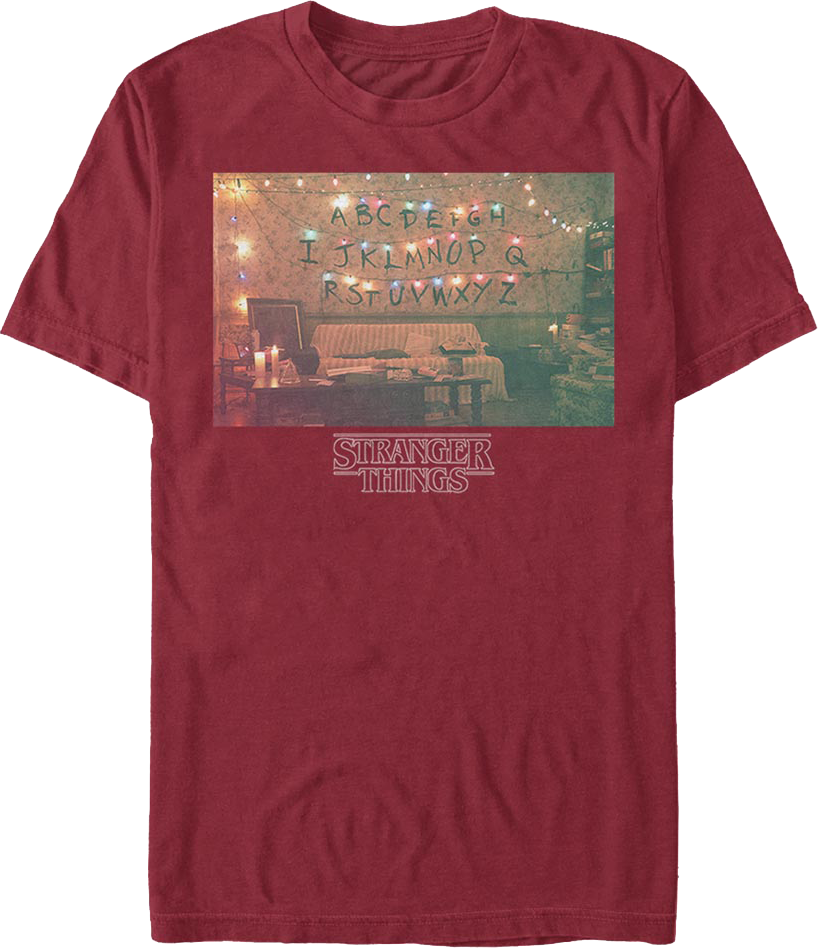 Christmas Lights Stranger Things T-Shirt