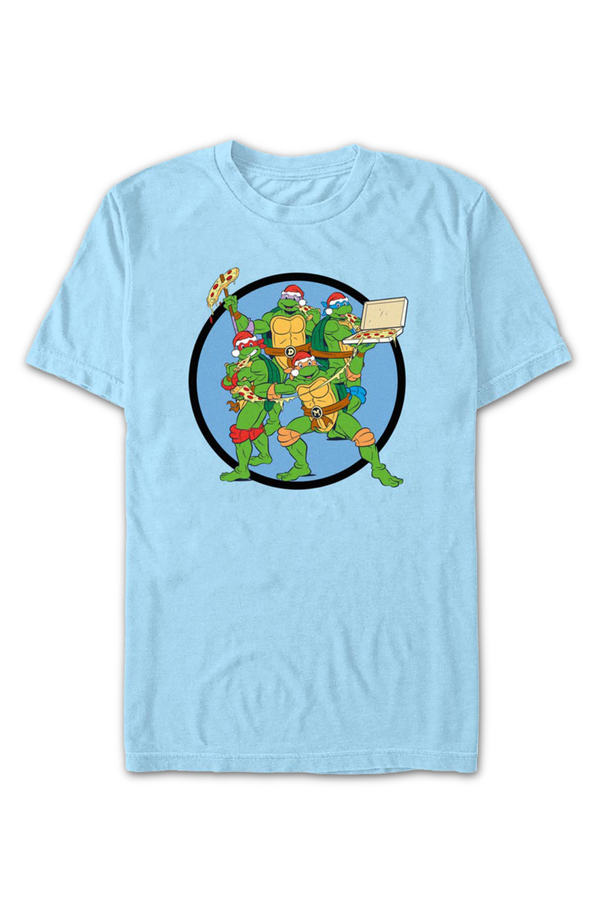 Christmas Pizza Teenage Mutant Ninja Turtles T-Shirt