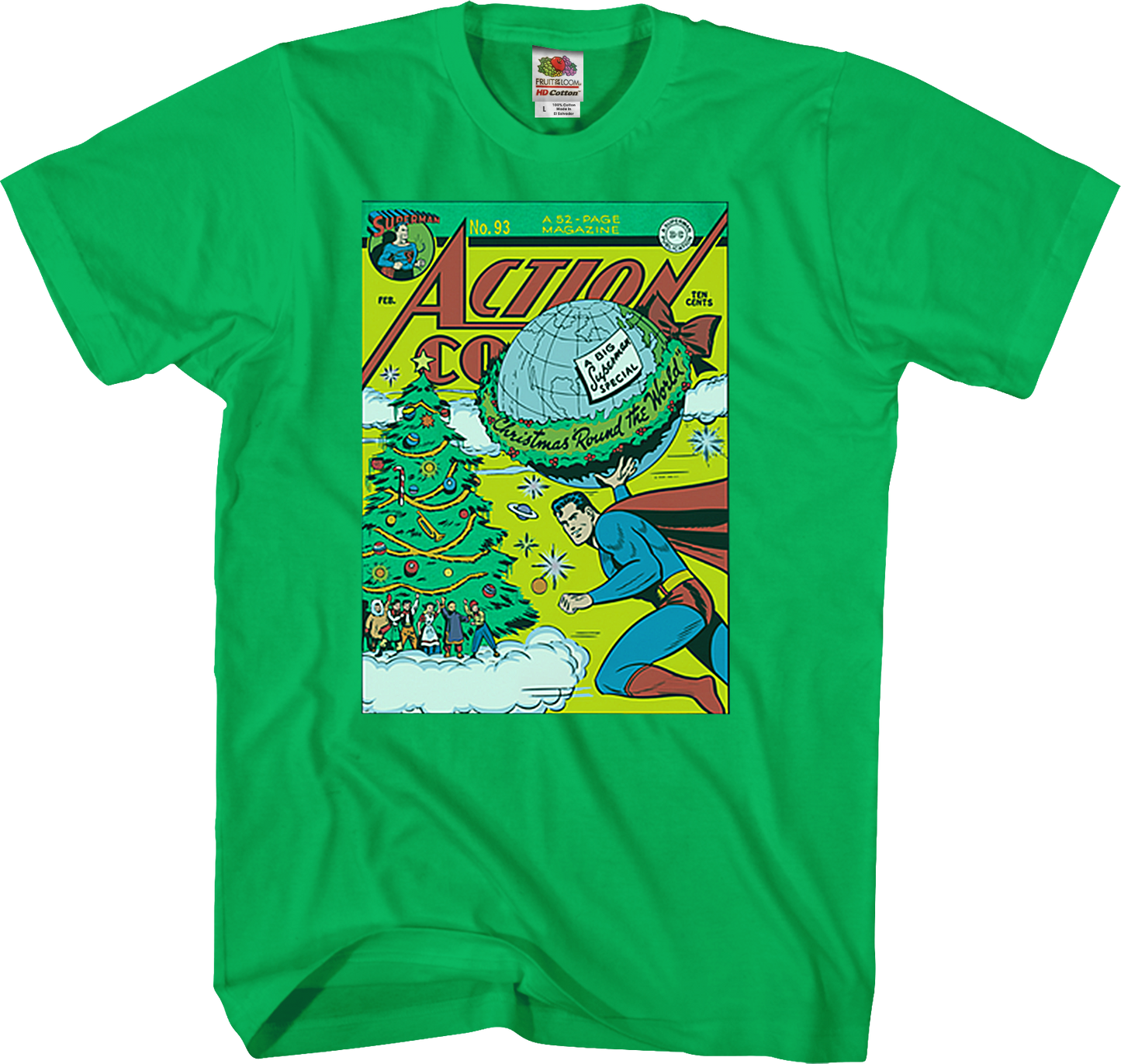 Christmas 'Round The World Superman T-Shirt