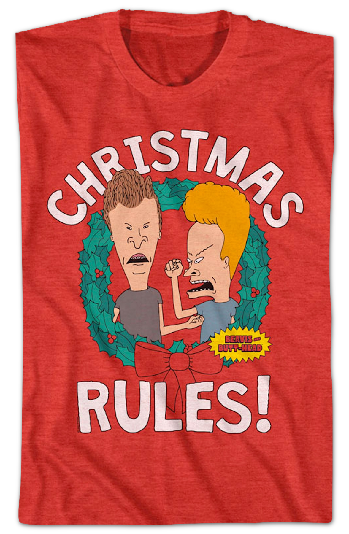 Christmas Rules Beavis And Butt-Head T-Shirt