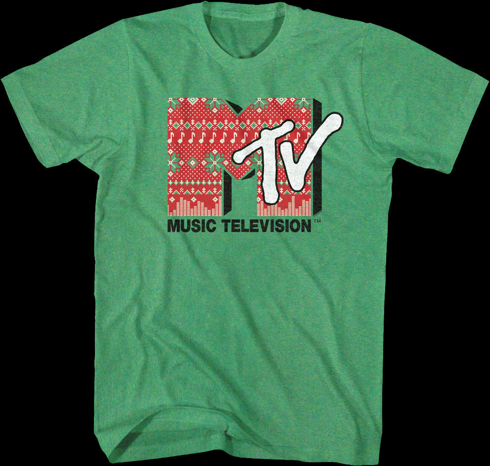 Christmas Sweater Logo MTV Shirt