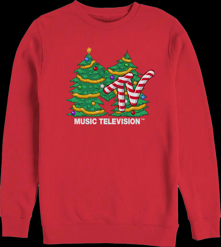 Christmas Tree Logo MTV Sweatshirt