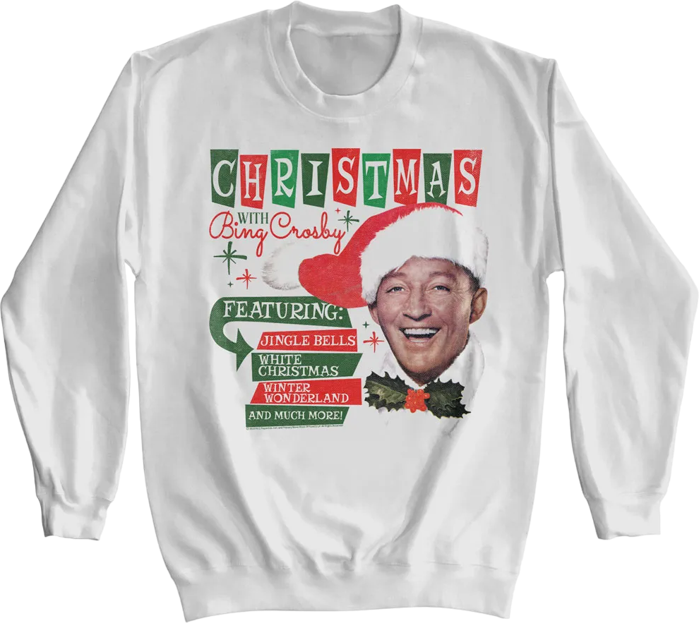 Christmas With Bing Crosby Sweatshirt