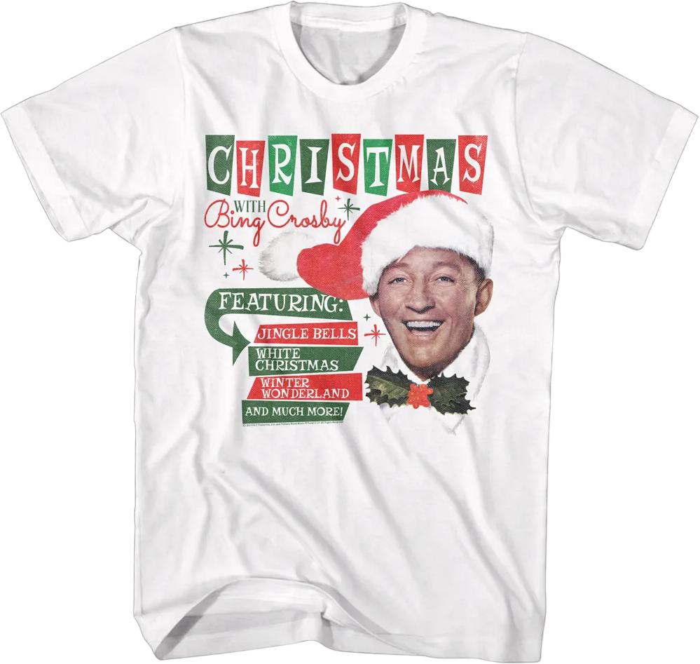 Christmas With Bing Crosby T-Shirt