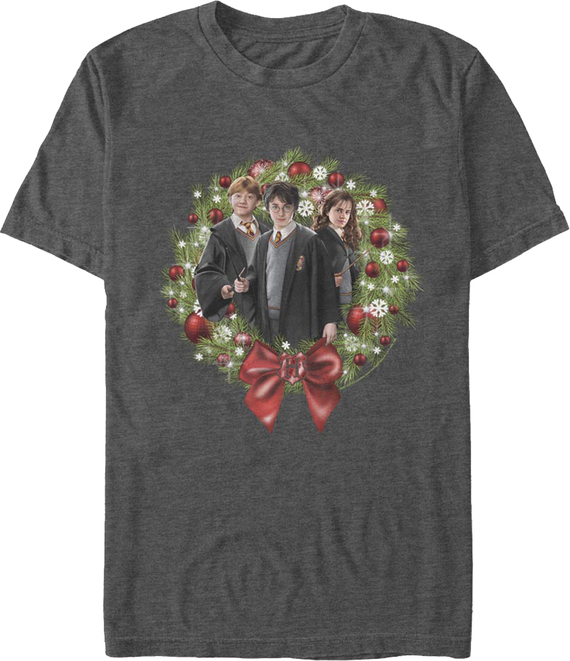 Christmas Wreath Harry Potter T-Shirt