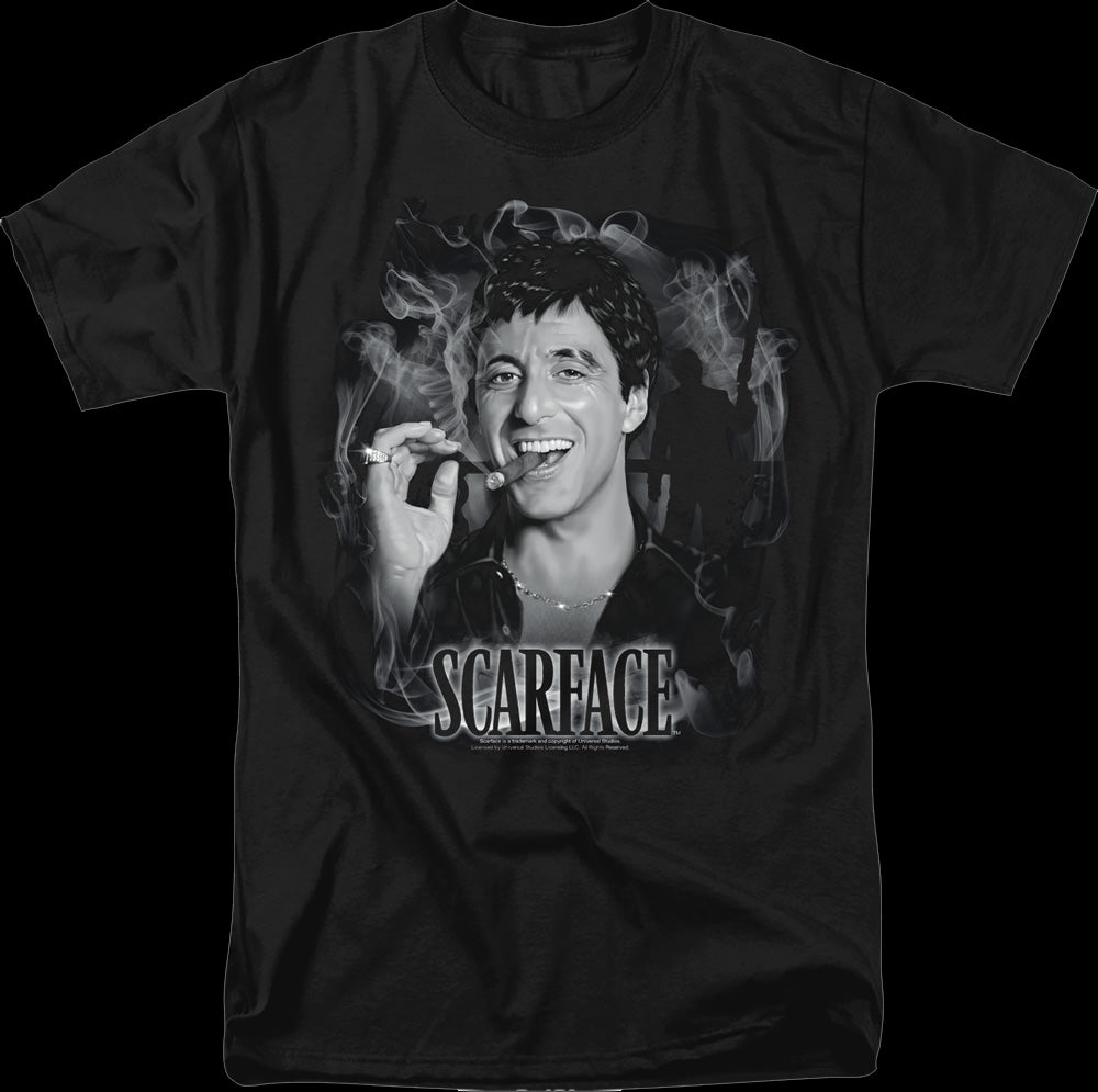 Cigar Smoke Scarface T-Shirt