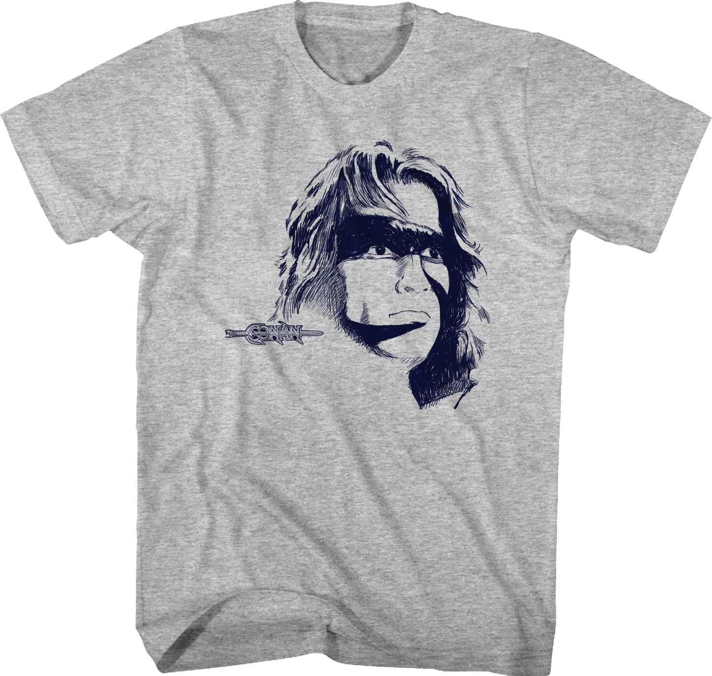 Cimmerian Sketch Conan The Barbarian T-Shirt