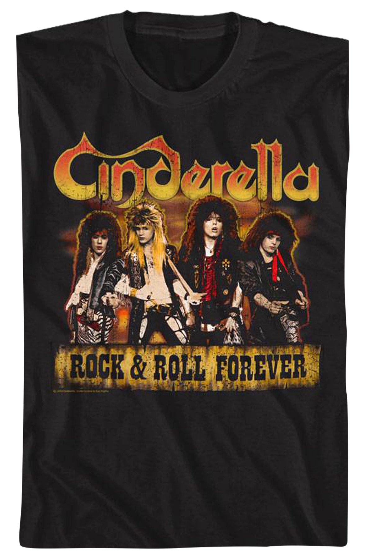 Cinderella Rock and Roll Forever T-Shirt
