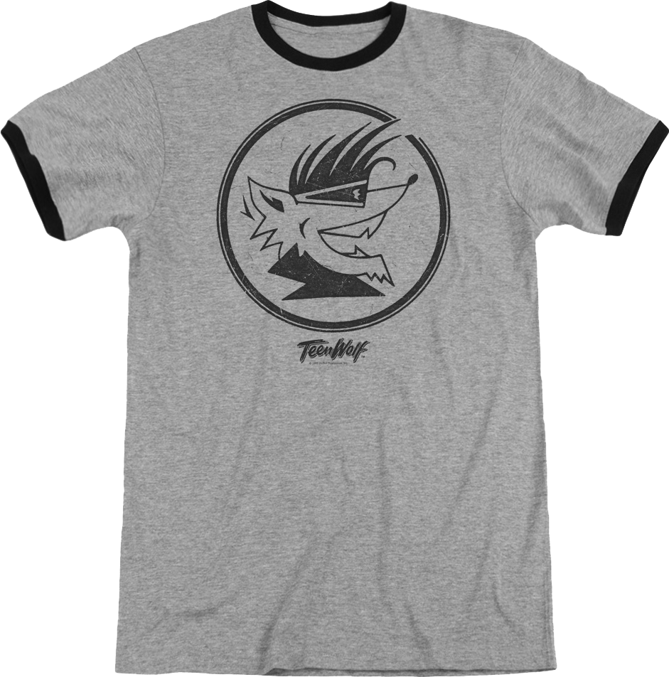 Circle Logo Teen Wolf Ringer Shirt