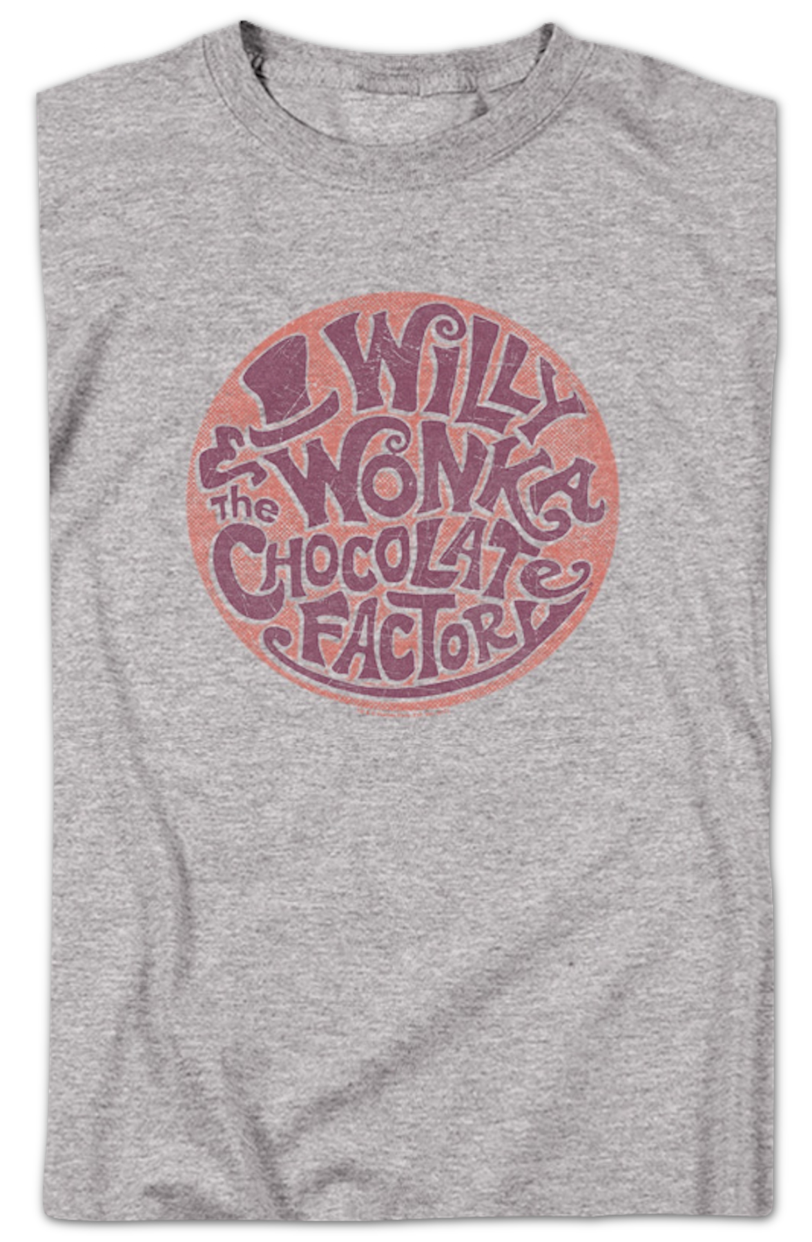 Circle Logo Willy Wonka And The Chocolate Factory T-Shirt