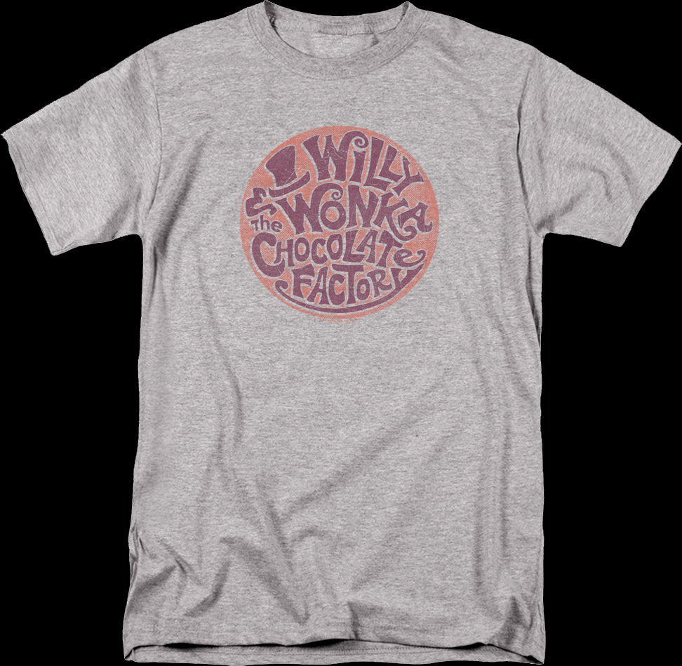 Circle Logo Willy Wonka And The Chocolate Factory T-Shirt