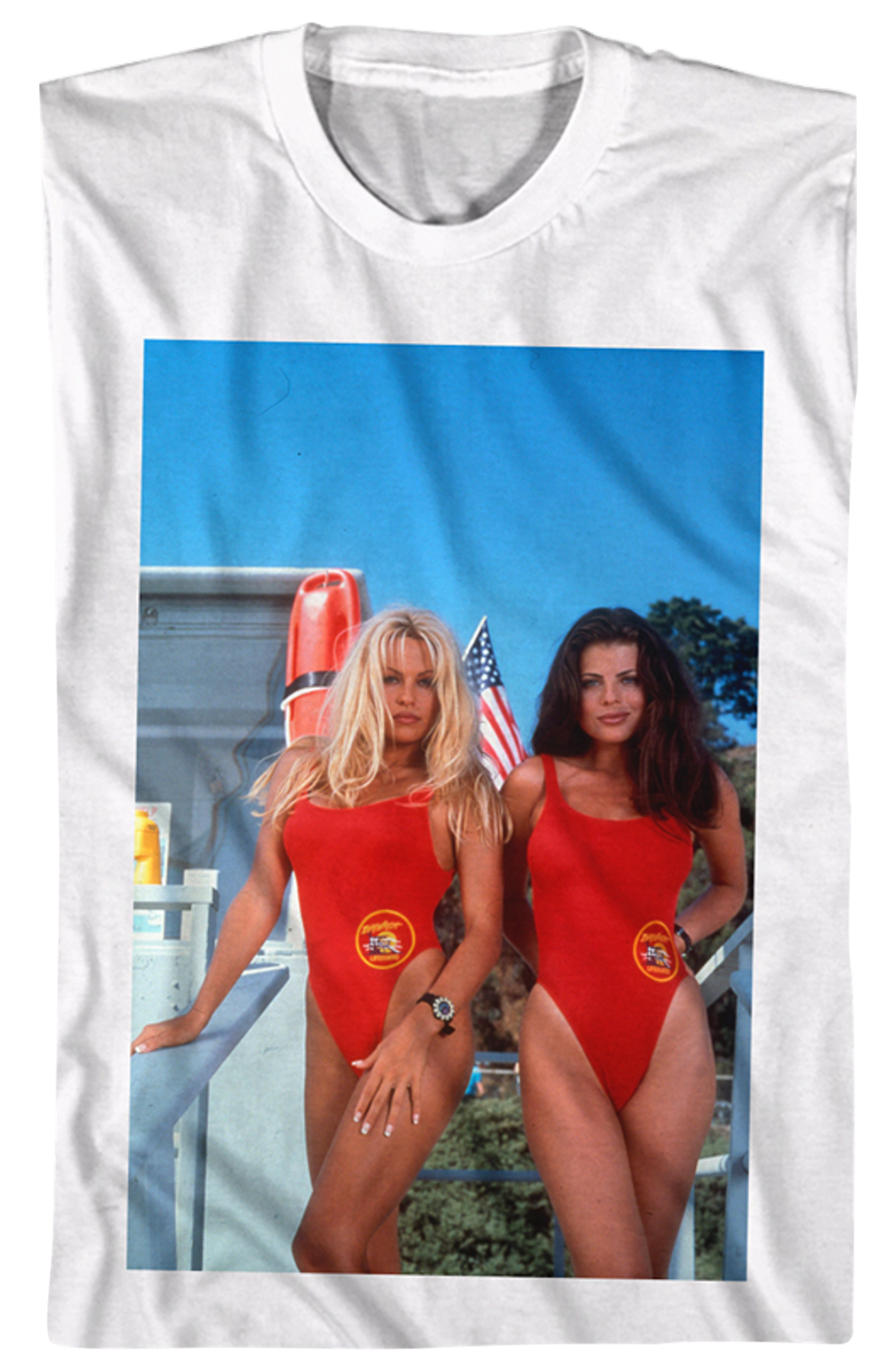 CJ Parker and Caroline Holden Baywatch T-Shirt