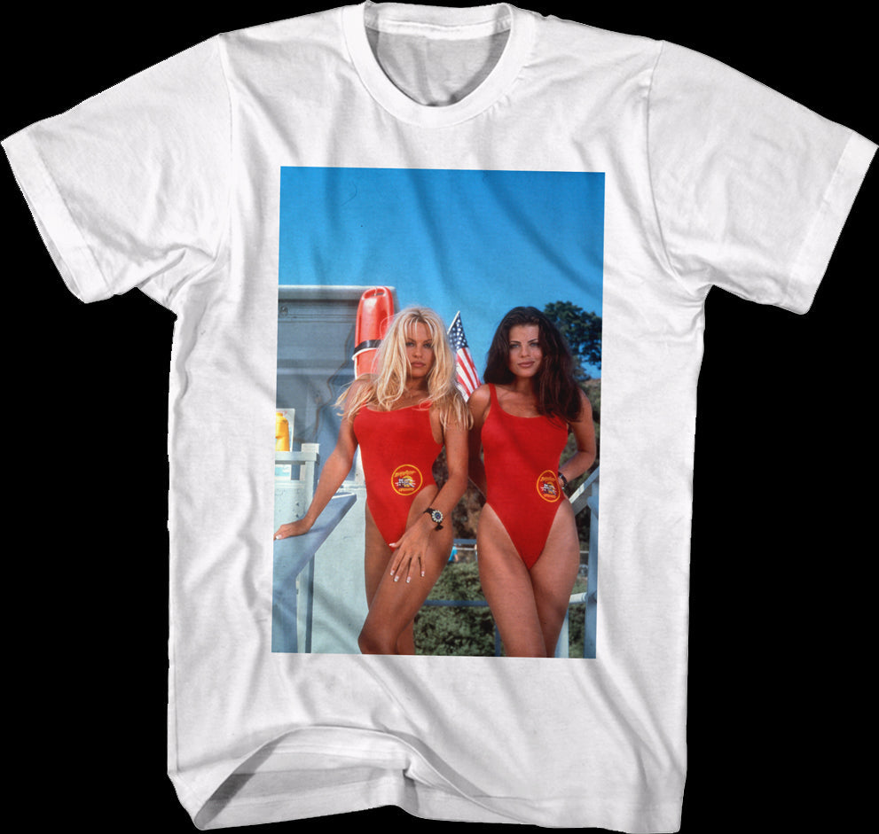 CJ Parker and Caroline Holden Baywatch T-Shirt
