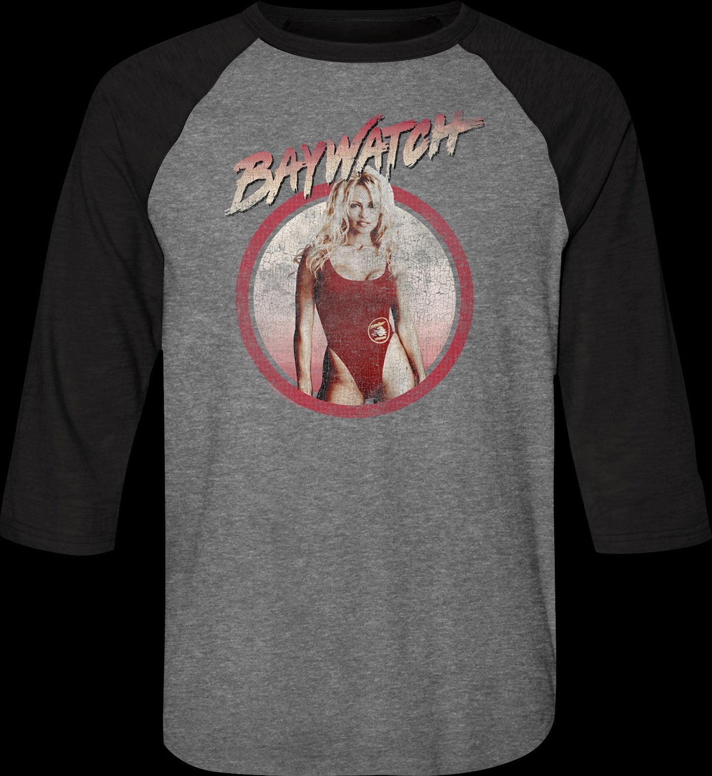 CJ Parker Baywatch Raglan Baseball Shirt