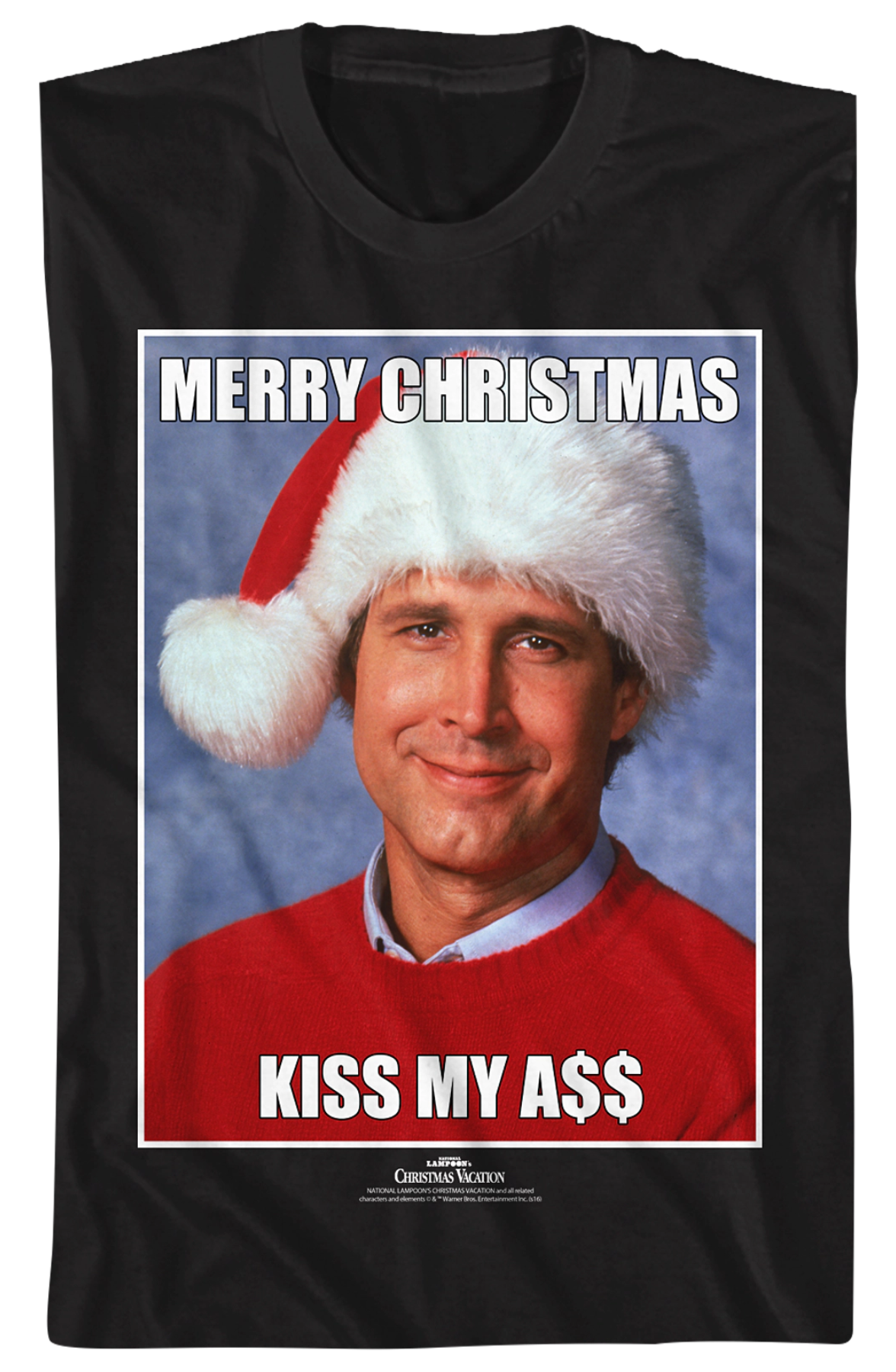 Clark Griswold Kiss My Ass Christmas Vacation T-Shirt