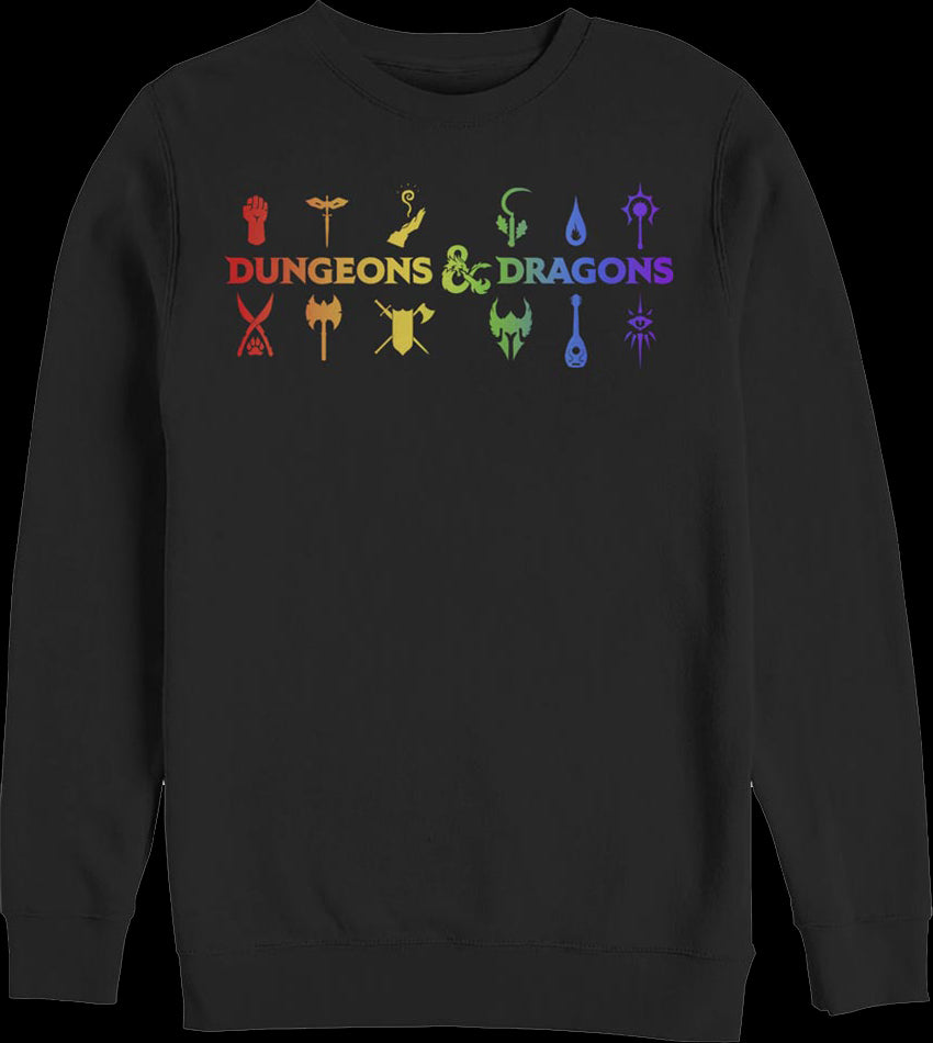 Class Logos Dungeons & Dragons Sweatshirt
