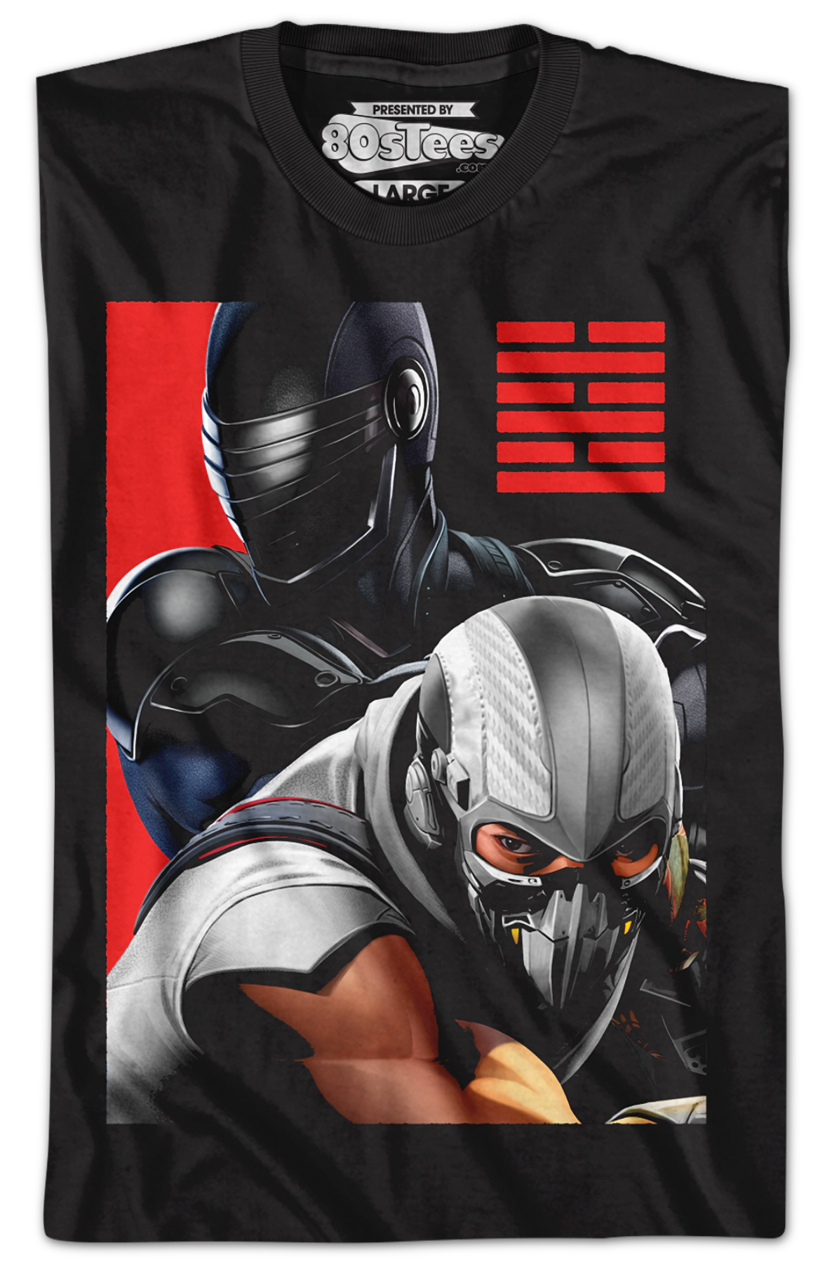 Classified Snake Eyes And Storm Shadow GI Joe T-Shirt