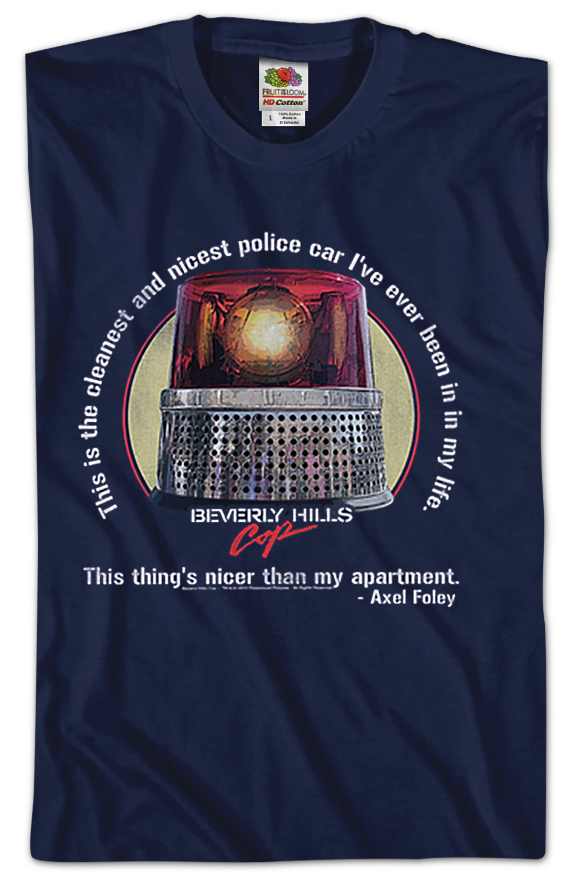 Cleanest and Nicest Police Car Beverly Hills Cop T-Shirt