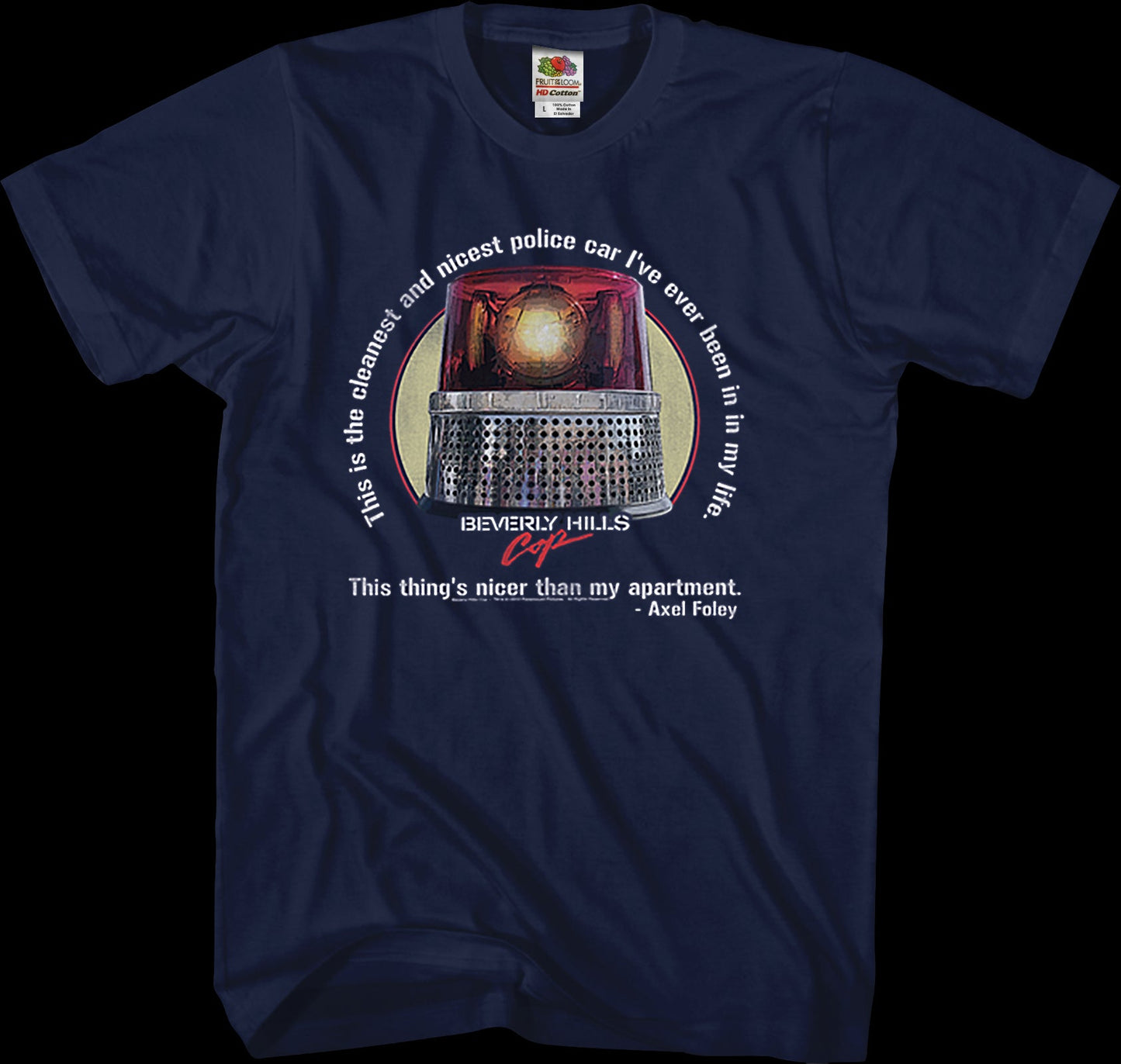 Cleanest and Nicest Police Car Beverly Hills Cop T-Shirt
