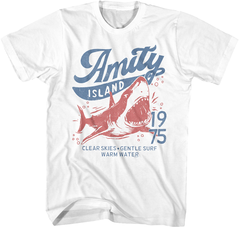 Clear Skies Gentle Surf Warm Water Jaws T-Shirt