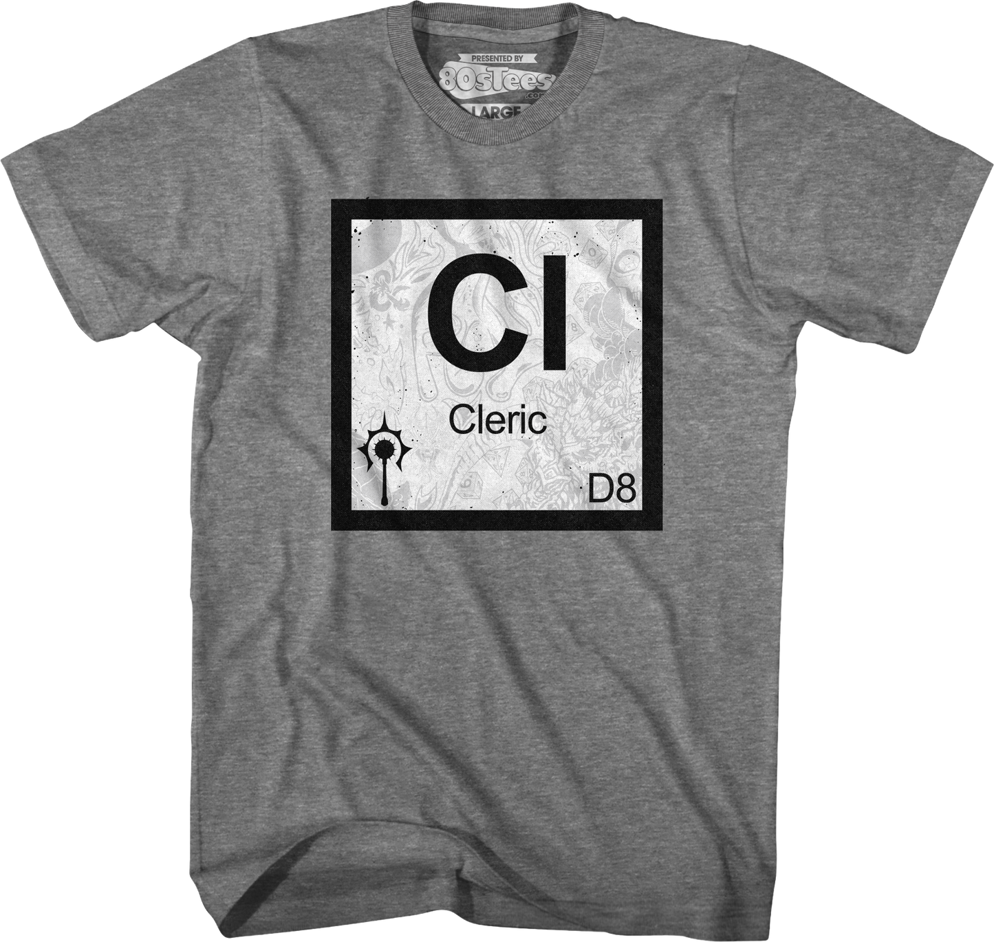 Cleric Element Symbol Dungeons & Dragons T-Shirt
