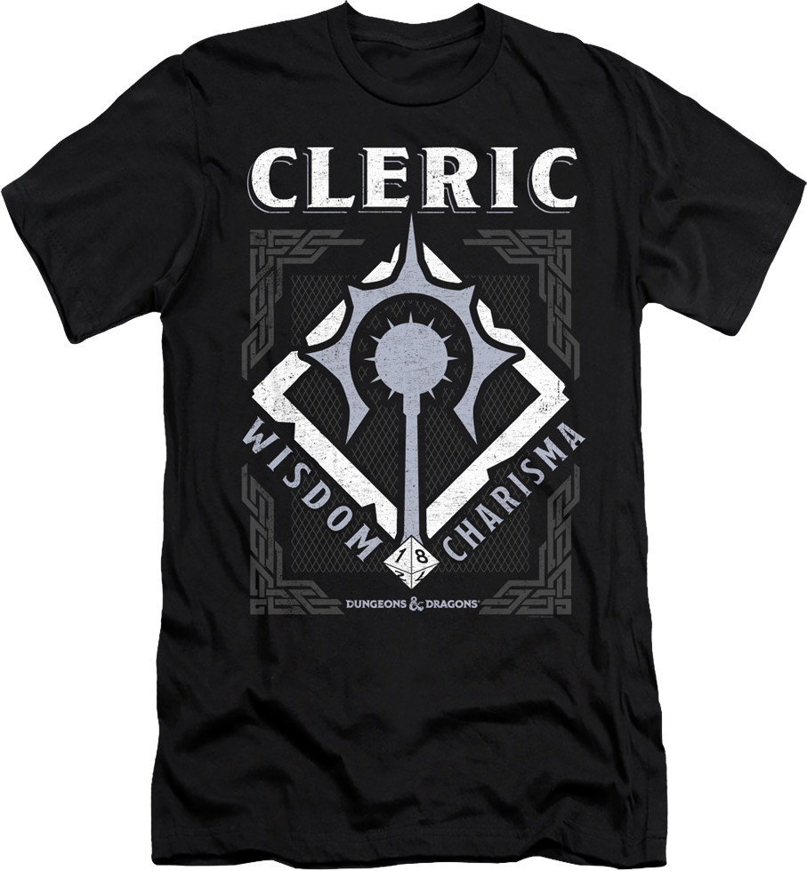 Cleric Logo Dungeons & Dragons T-Shirt