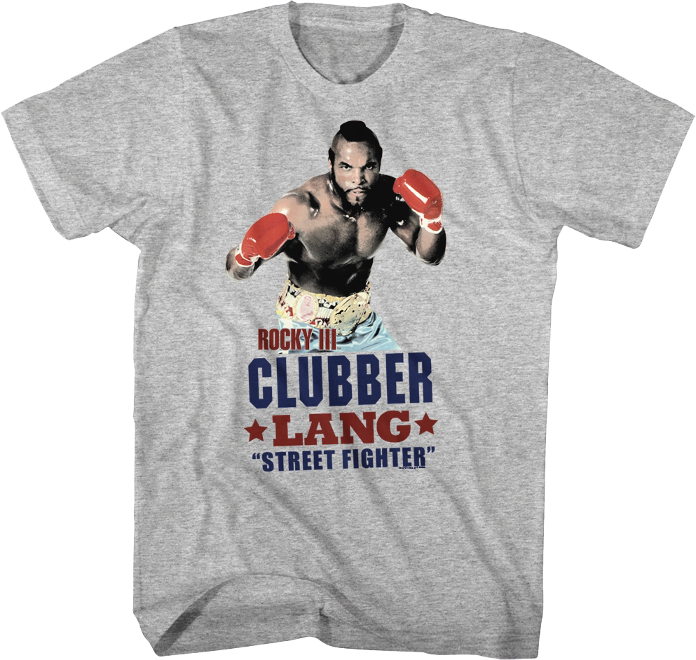 Clubber Lang Street Fighter Rocky III T-Shirt