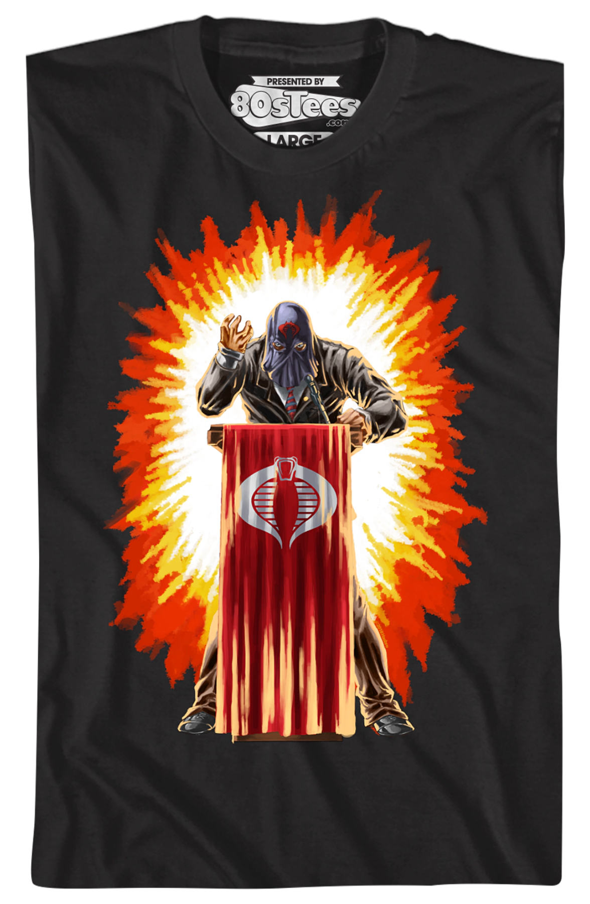 Cobra Commander Box Art GI Joe T-Shirt