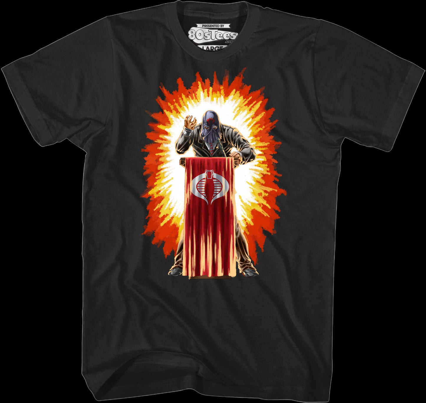 Cobra Commander Box Art GI Joe T-Shirt