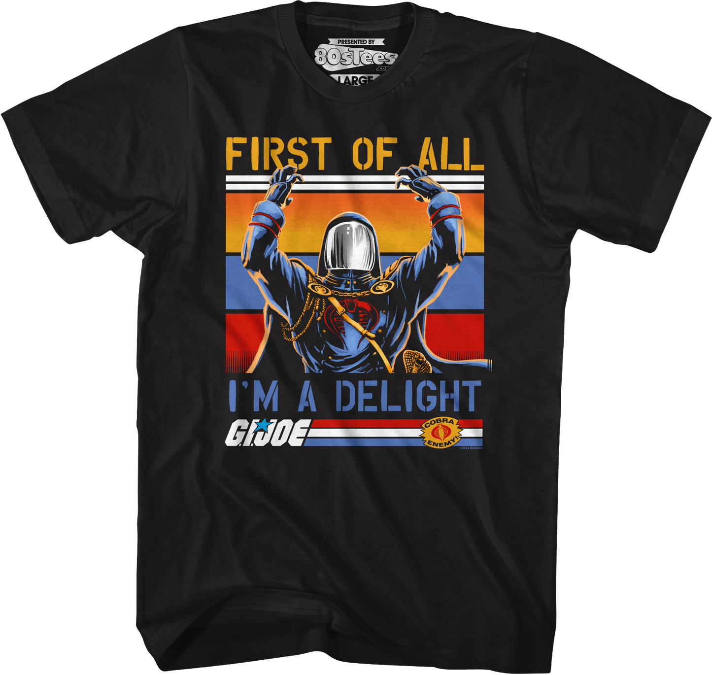Cobra Commander I'm A Delight GI Joe T-Shirt
